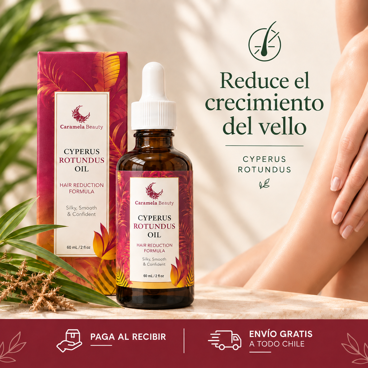 Cyperus Rotundus: Aceite Reductor de Vello